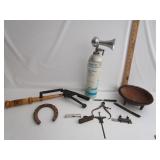 Antique Tools,Clay Pigeon Thrower,Measuring Tools