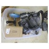 Tote Full.Tool Pouch,Drain Snake,Many Things