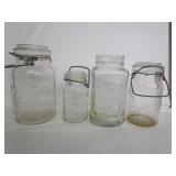 Antique Canning Jars, Barner,Ect