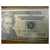 $20 2013 Star Note Ser#MF11079247*