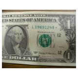$1 2017 Star Note Ser# L09691248*