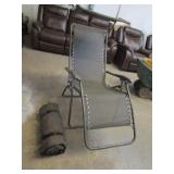 Lawn Chair With Inflatable Twin Mat