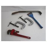 C-Clamps,Pipe Wrench