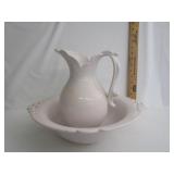Haeger Wash Basin W/Pitcher