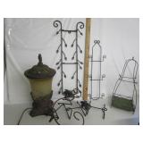 Home Decor Table Lamp,Metal Plate Holder,Ect