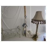 Metal Bed,Wood Bird Hs,Decorative Lamp