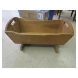 Vintage Rocking Baby Cradle 24.5'Wx14'Dx12.5'T