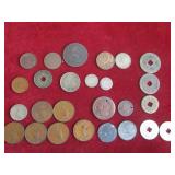 Foreign Coins/Some Silver