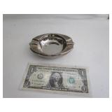 Mid Century Metallic Glass Ashtray