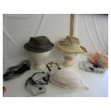 Vintage Hats,Stryofoam Heads