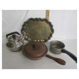 Kitchen,Copper Skillet,Teapot
