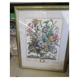 Autum Floral Print 27'x33'