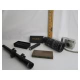 Daisy Scope,Flashlight,Sharpening Stone