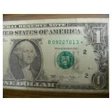 $1 2013 Star Note Ser# B09227013*