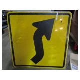 Curvy Road Sign 30'x30'