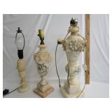 Alabaster Lamps Some Chips