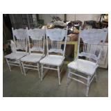 Painted Mid Century Dining Chairs