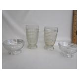 Anchor Hocking Tumbler And Bowls
