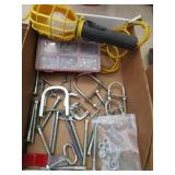 Shop Light,c-Clamps,Hardware Keeper With Bolts