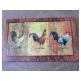 Roosters Foam Kitchen Mat 18'x30'