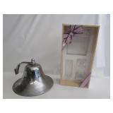 Commerative Bell,Lucite Desk Set
