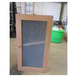 Cabinet W/Frosted Glass Door 13.5'x14'x24.5'T