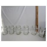 Golden Harvest Glass Mugs