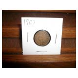 1907 Indian Cent