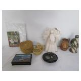 Misc Items,Small Wicker Baskets,Flower Frog