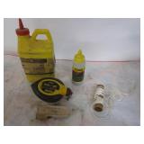 Chalk Line With Chalk