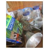Jars Of Screws,Washers,Shop Light