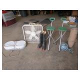 Fans,Rubber Boots,Fold Up Sitting Stools
