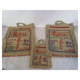 Burlap Rice Bags