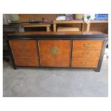 Asian Design Century Furniture Dresser W/2 Mirrors