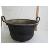 Hand Hammered Copper Bucket 17'R