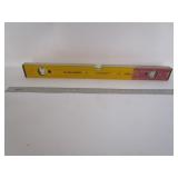 Johnson 24' Level.Metal Ruler