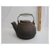 Antique Wagnerware Cast Iron Teapot