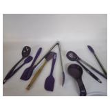 Purple Handled Utensils