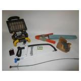 Shop Light,Hack Saw,Staples