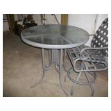 Glass Table w/4 Bar Chairs