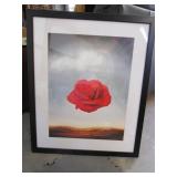 Rose Print 25.5'x31' Salvador Dali Reproduction