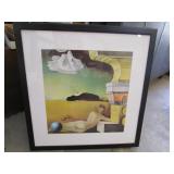Salvador Dali 1947 Print 30'x30' Woman