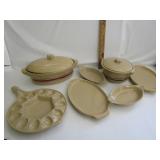 R.R.P.Co Roseville Pottery Dishes