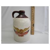 Carvers 2-Tone Pottery Whiskey Jug