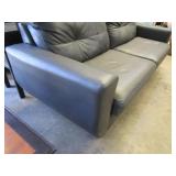 Pleather Couch 92'Wx37'D