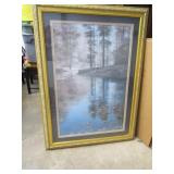 Gold Toned Framed Large Print 33"x41.5"