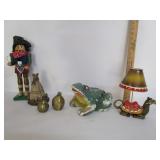 GardenArt Frog,Brass Birds,Camel Candle Holder