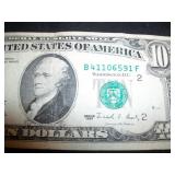 $10 1990 Ser# B41106591F