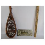 Fishing Sign,Child Snow Shoes