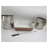 Sifters,Pyrex Baking Dish
